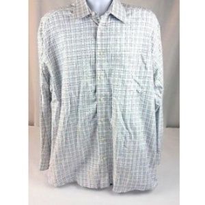 Hathaway Men's XL 17 1/2 Long Sleeve Button Front